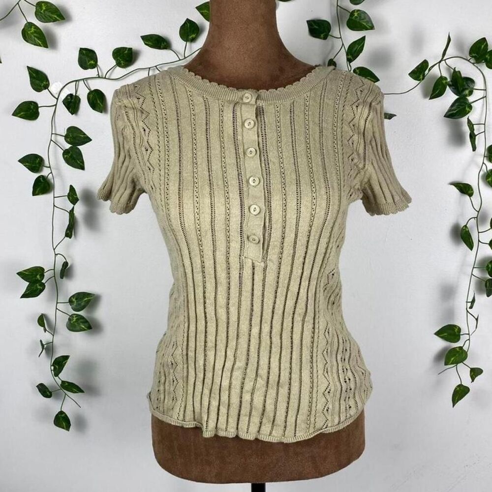 American-eagle Women's Tan Shirt